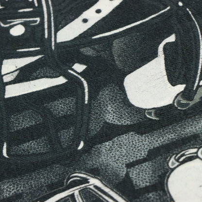 SUPERBOWL XLVII Ravens vs 49ERS NFL Black Football Tee (XL)