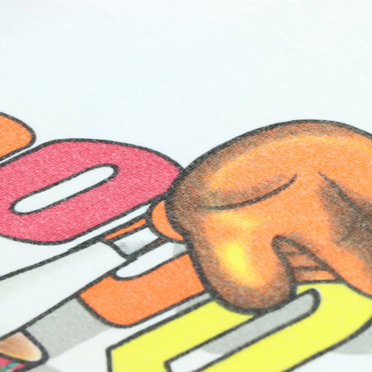 1993 LOONEY TUNES 'Good Catch!' Bugs Bunny Taz USA Made Baseball White Tee (XL) - Vintage Sole Melbourne