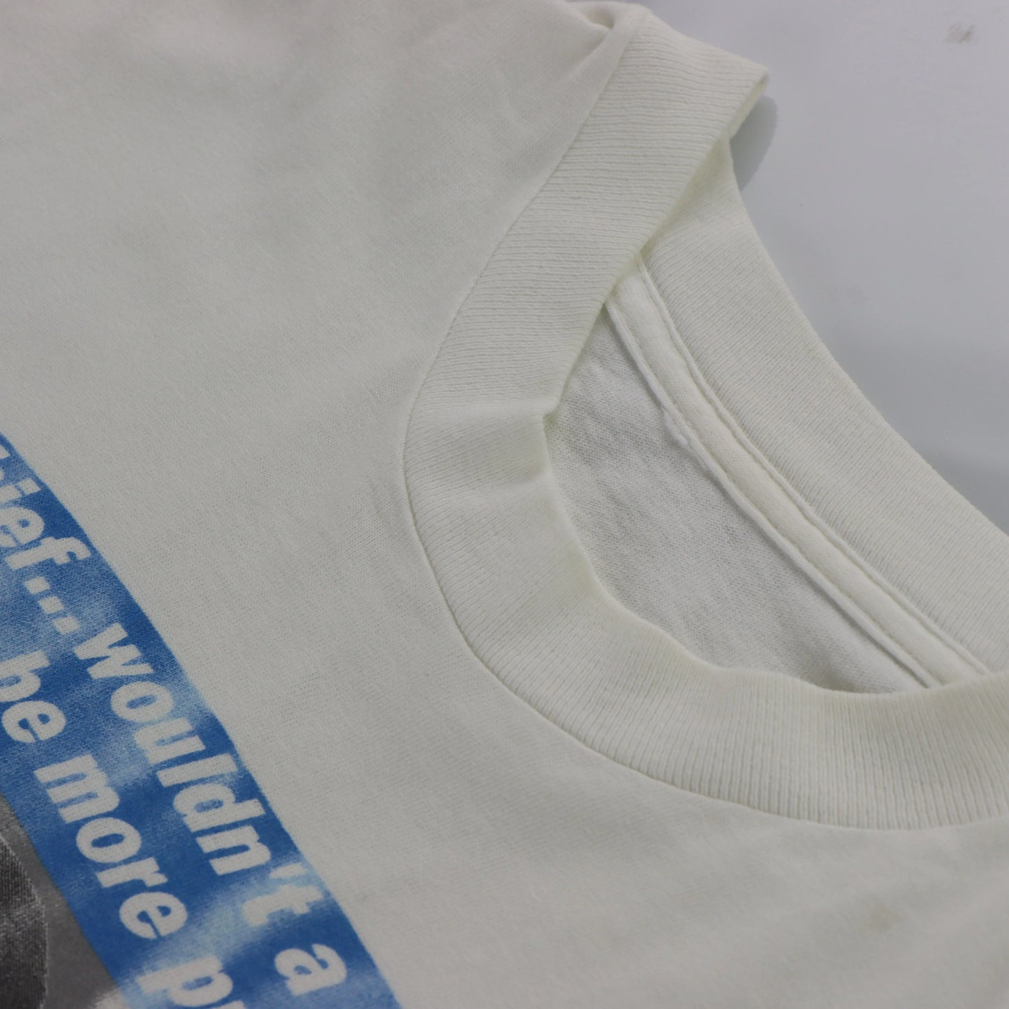 Vintage 1993 GET SMART 'Cellular Phone' CBS White Single Stitch T-Shirt (L)