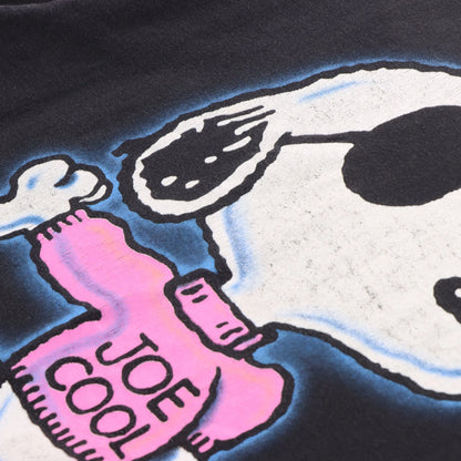 Vintage SNOOPY 1994 Joe Cool Peanuts & Woodstock USA Made T-Shirt (XL)