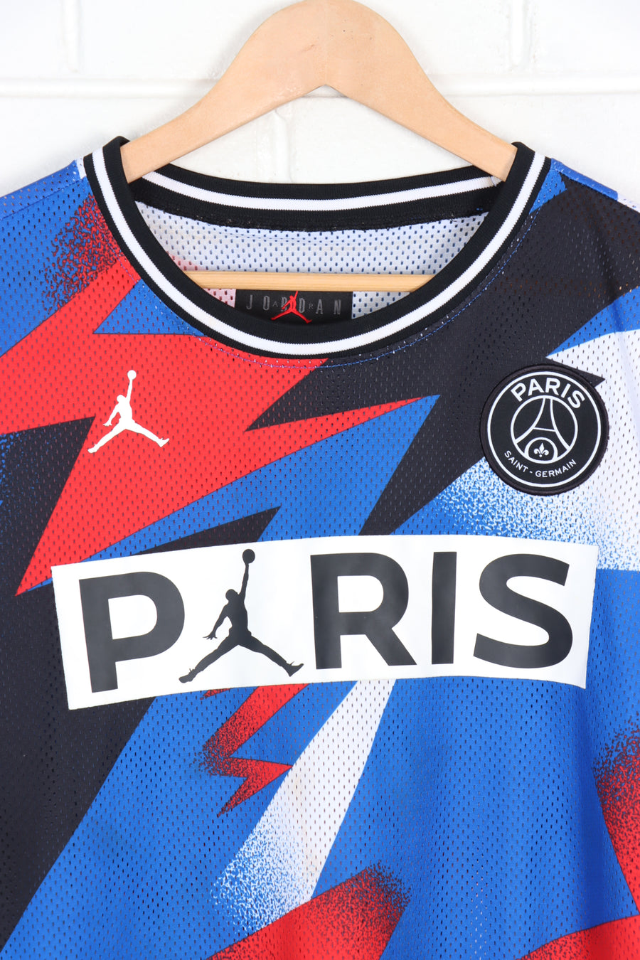 MICHAEL JORDAN X PSG PARIS SAINT GERMAIN Basketball Soccer Jersey (XL)