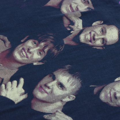 Vintage 90's TAKE THAT Pop Music Band Promo Black & Purple T-Shirt (S-M)