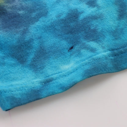 Vintage LIQUID BLUE Black Panther Jungle Tie Dye All Over Print T-Shirt (L-XL)