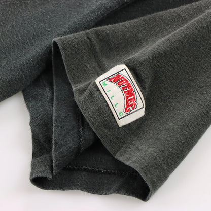 Vintage OAKLAND A'S Dave Stewart MLB USA Made Grey Baseball T-Shirt (XL)