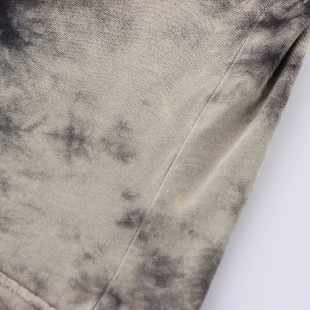 AFFLICTION Rainbow Spell Out Logo & Fleur-De-Lis Grey Tie-Dye Vintage Y2K T-Shirt (XXL)