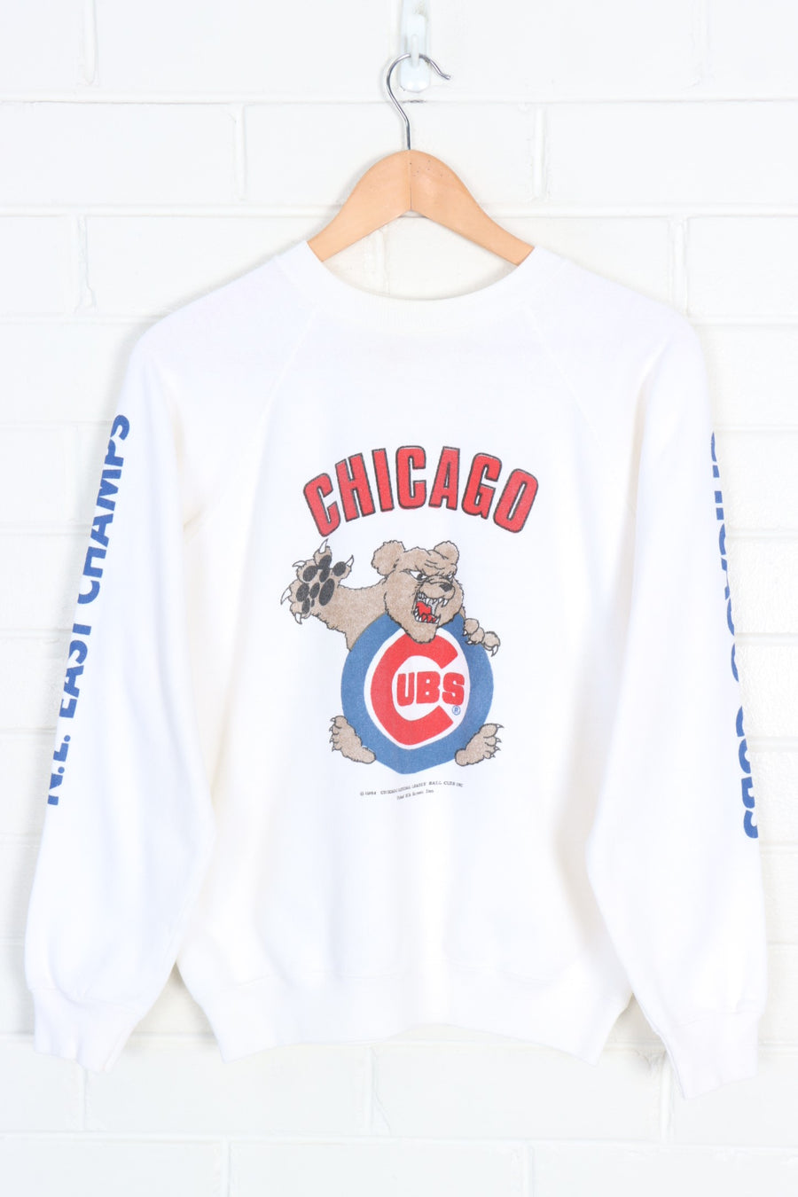 1984 Vintage Chicago Cubs Pro Sport MBL Baseball Sweatshirt (S-M)