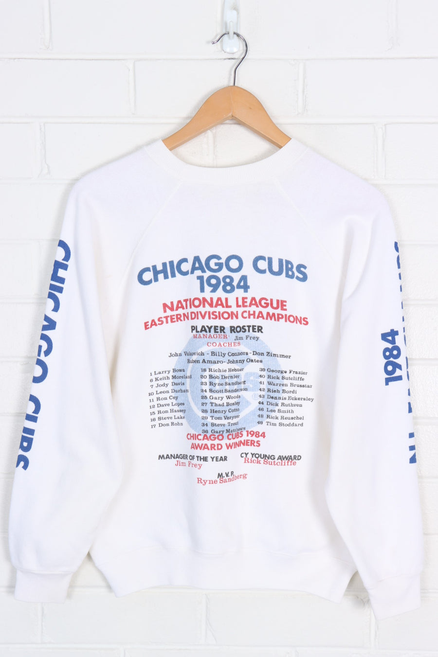 1984 Vintage Chicago Cubs Pro Sport MBL Baseball Sweatshirt (S-M)