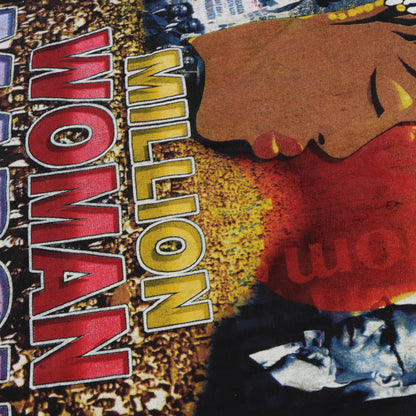 Vintage 1997 Million Women March Protest Single Stitch Black T-Shirt (XL)