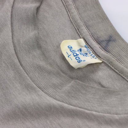 Vintage 80's ADIDAS Single Stitch USA Made 50/50 Trefoil Logo T-Shirt (L)