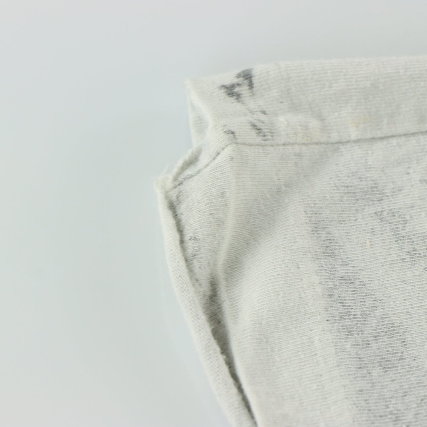 AFFLICTION Y2K Two Skulls Lightweight Distressed USA Made Grey Tee (XXL)