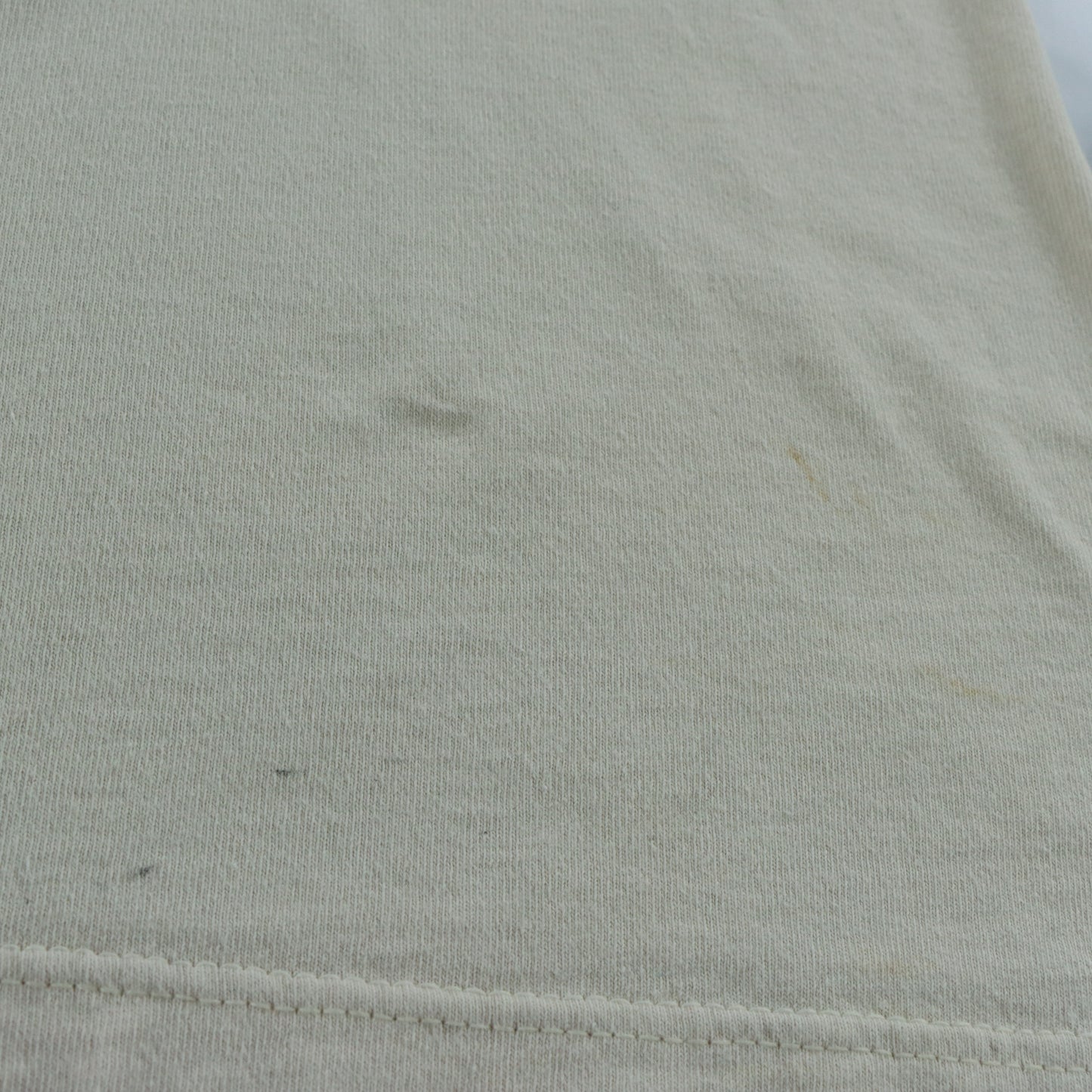 QUIKSILVER Light Beige Retro Boardriding Graphic USA Made T-Shirt (M-L)