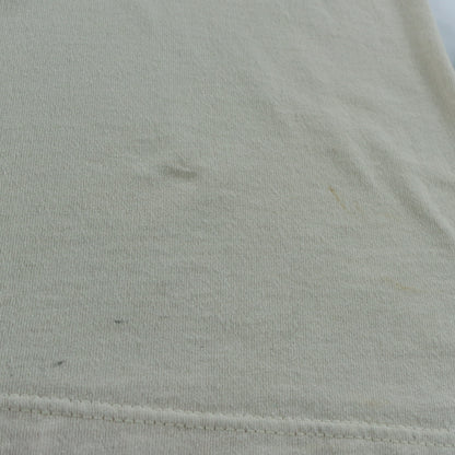 QUIKSILVER Light Beige Retro Boardriding Graphic USA Made T-Shirt (M-L)