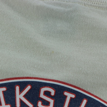 QUIKSILVER Light Beige Retro Boardriding Graphic USA Made T-Shirt (M-L)