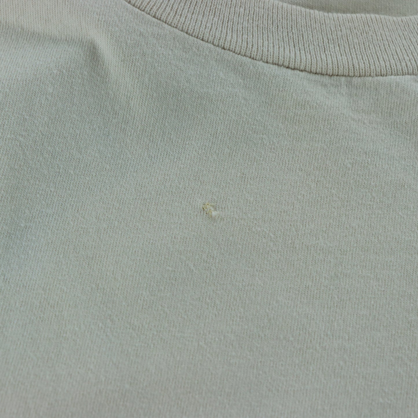 QUIKSILVER Light Beige Retro Boardriding Graphic USA Made T-Shirt (M-L)