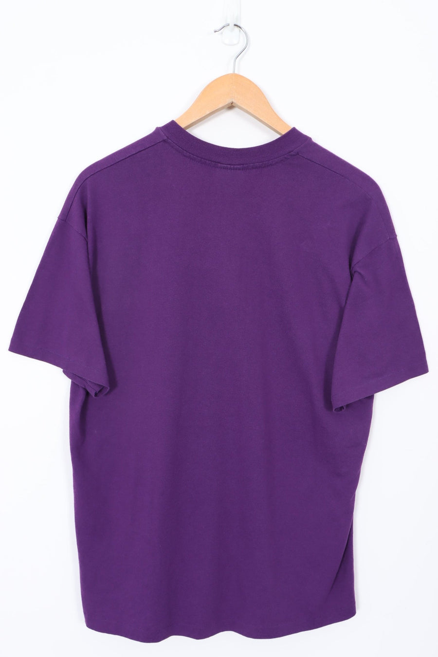 Utah Jazz Basketball Team NBA 50/50 USA Made Purple Tee (M-L)