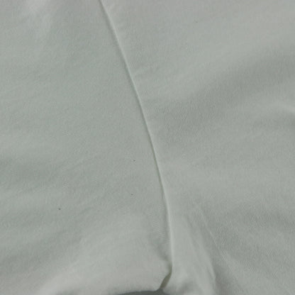 NIKE White & Black Embroidered Swoosh Logo Classic T-Shirt (L)