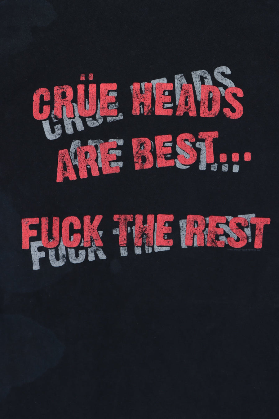 Motley Crue 'Carnival of Sins' 2005 Tour Front Back T-Shirt (L)