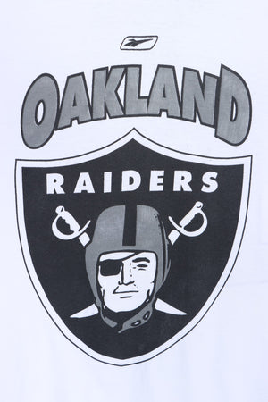NFL Oakland Raiders #18 Randy Moss Big Logo BOOTLEG Reebok T