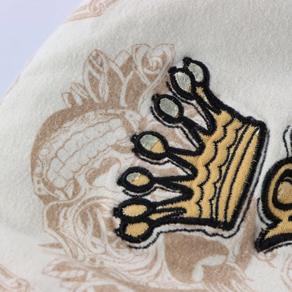Vintage CHRISTIAN AUDIGIER Double Panther Gold Foil Detail & Embroidered Logo Embellished Y2K Hoodie Sweatshirt (S)