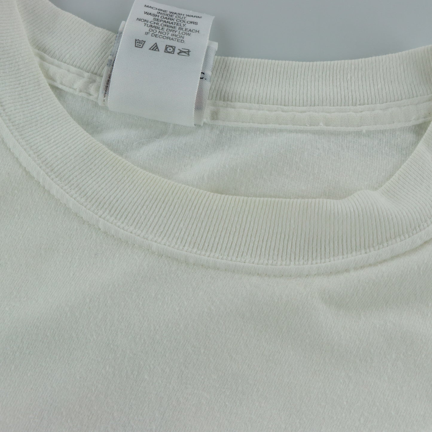 HARLEY DAVIDSON Connecticut Orange Flames Long Sleeve White Front Pocket T-Shirt USA Made (XL)