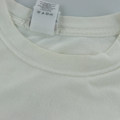 HARLEY DAVIDSON Connecticut Orange Flames Long Sleeve White Front Pocket T-Shirt USA Made (XL)