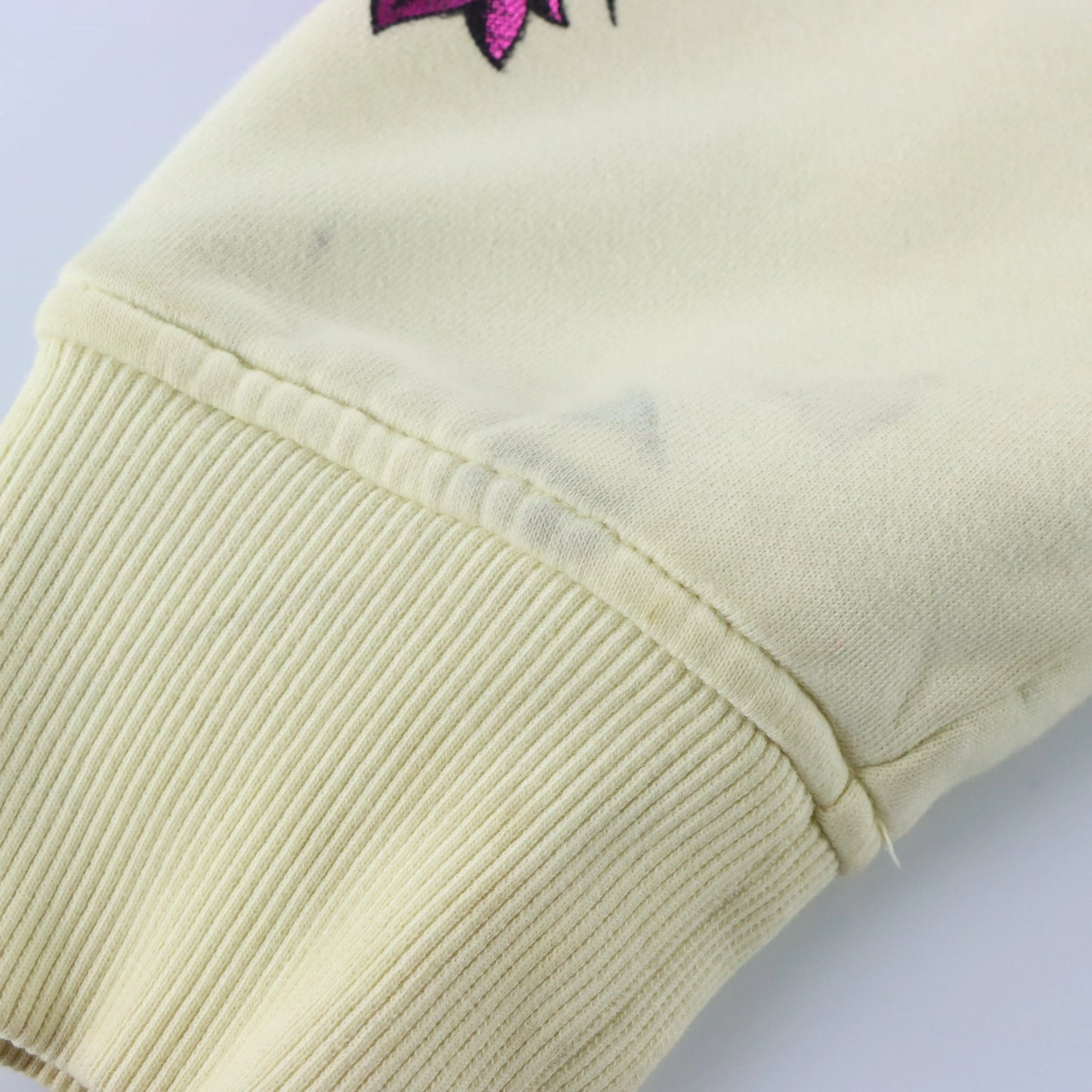 Vintage CHRISTIAN AUDIGIER "Faith" Calavera Sugar Skulls Pink Foil Detail Embellished Y2K Hoodie Sweatshirt (L)