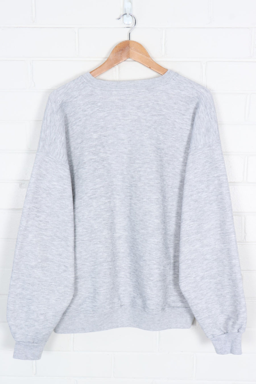 USA Embroidered Grey Marle Sweatshirt USA Made (XXL)