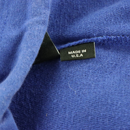 Vintage STUSSY Yin & Yang Symbol USA Made Blue Hoodie Sweatshirt (S)