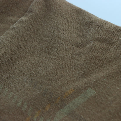 SOUTH POLE Y2K Plaid Spell Out Logo Brown T-Shirt (L-XL)