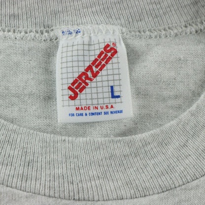 Vintage 80s Kentucky Wildcats Light Heather Grey College Basketball Tee USA Made (M TALL) - Vintage Sole Melbourne