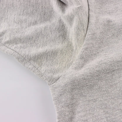 Vintage NIKE Grey & White Embroidered Swoosh Logo T-Shirt (L)