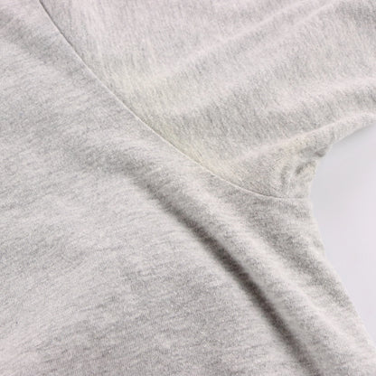 Vintage NIKE Grey & White Embroidered Swoosh Logo T-Shirt (L)