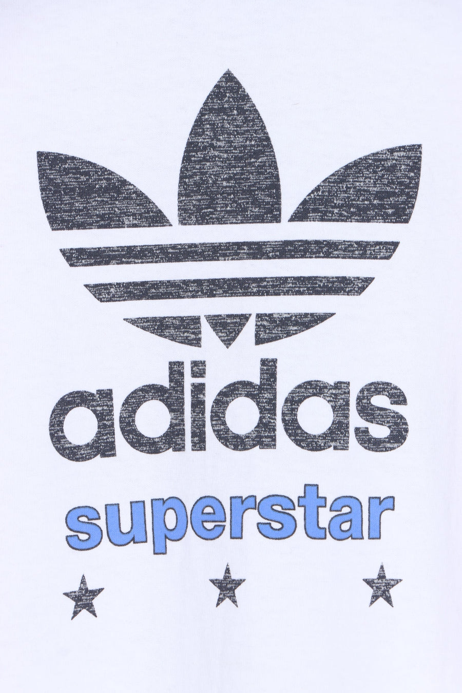 ADIDAS Superstar Trefoil Logo & Stars T-Shirt USA Made (S-M)