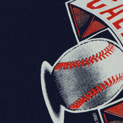 1992 ANGELS USA Made Single Stitch Navy Baseball T-Shirt (L)