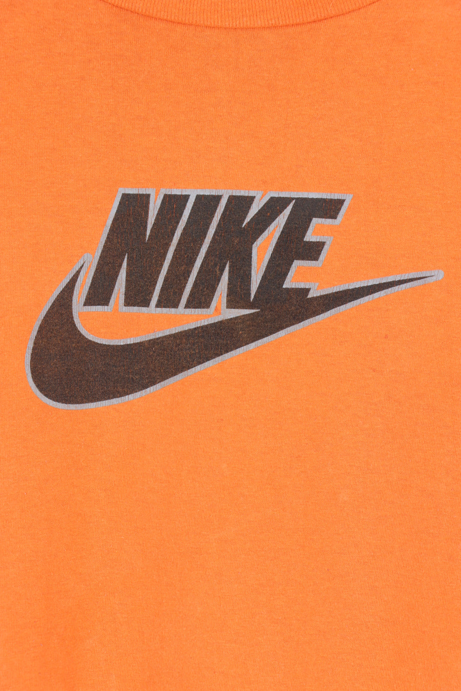 NIKE Orange & Black T-Shirt (XL)