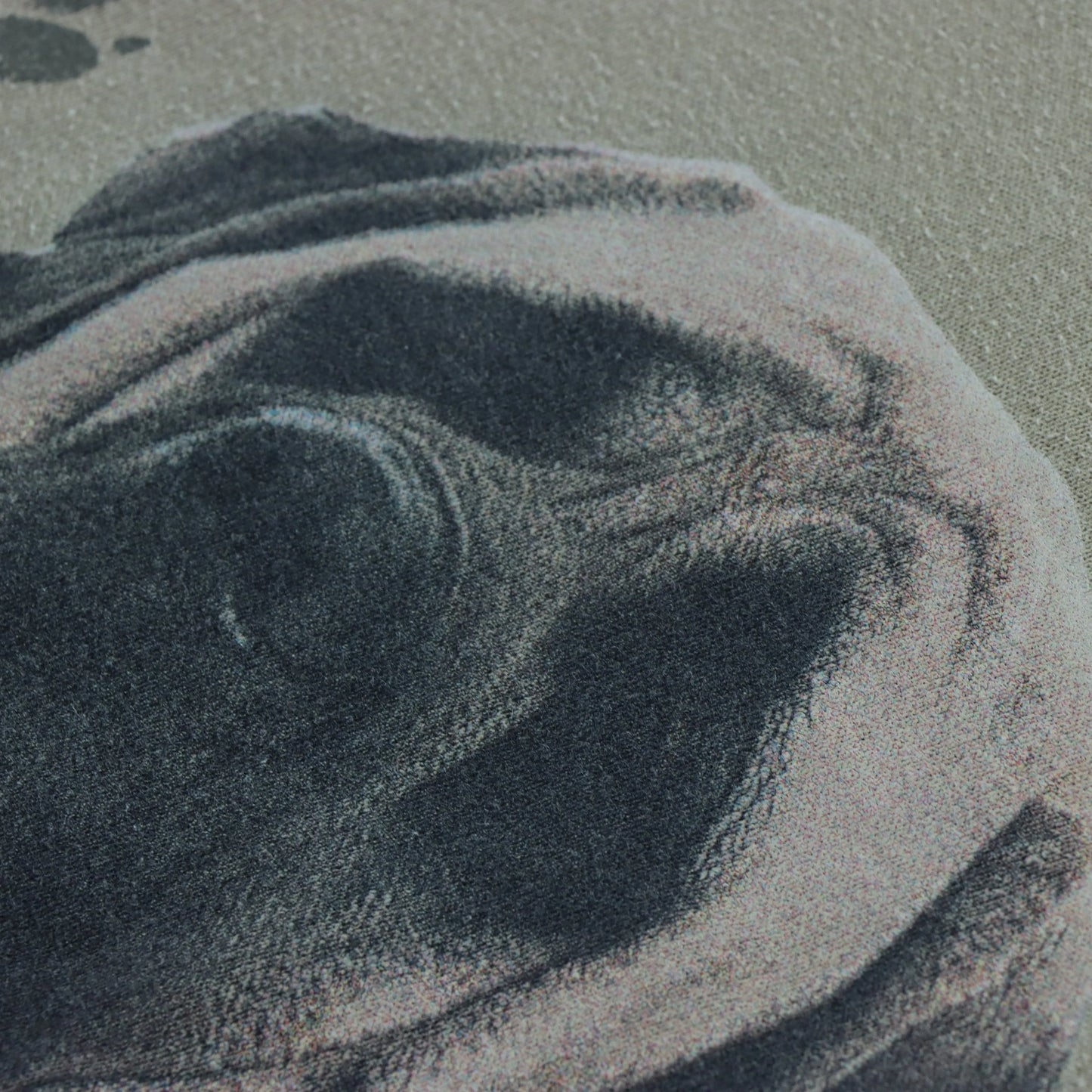 Vintage Mastiff Dog Pawprint Description 50/50 USA Made Brown Sweatshirt (L) - Vintage Sole Melbourne
