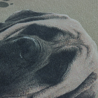 Vintage Mastiff Dog Pawprint Description 50/50 USA Made Brown Sweatshirt (L) - Vintage Sole Melbourne