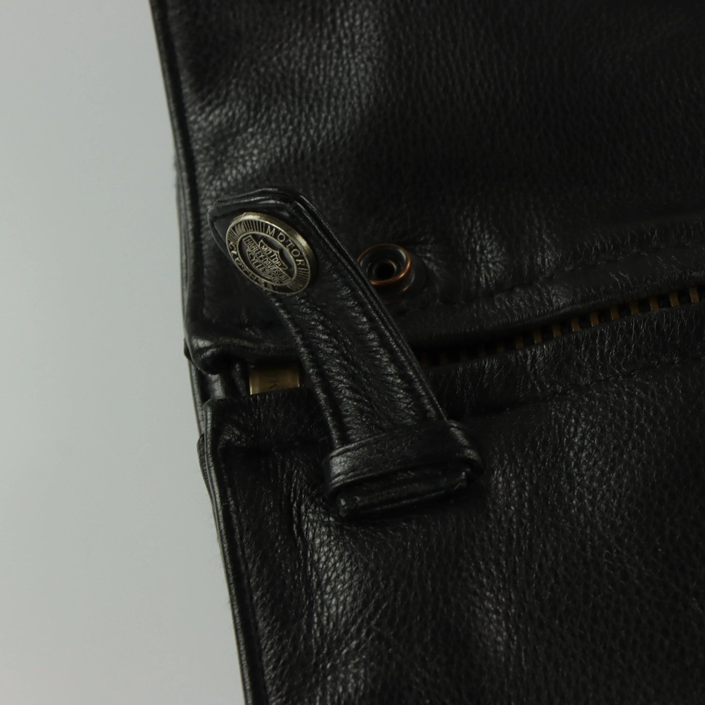 HARLEY DAVIDSON Cruiser Embroidered Logo #1 Genuine Leather Motorcycle Jacket (XL) - Vintage Sole Melbourne