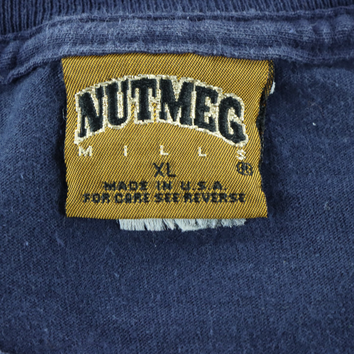 Vintage 1999 Denver Broncos 'Back To Back AFC Champs' Navy USA Made T-Shirt (XL)