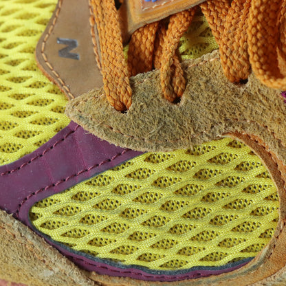 NEW BALANCE x SALEHE BEMBURY 2002R 'Peace Be The Journey' Suede & Mesh Orange Sneakers (9.5)