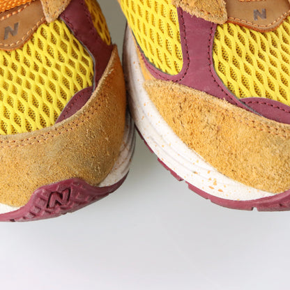 NEW BALANCE x SALEHE BEMBURY 2002R 'Peace Be The Journey' Suede & Mesh Orange Sneakers (9.5)