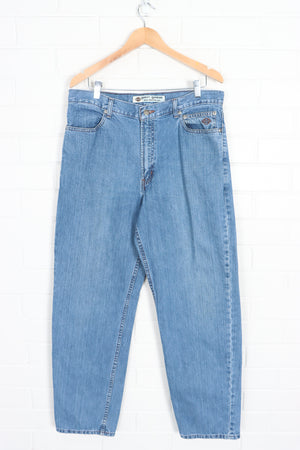 HARLEY DAVIDSON 'Relaxed Leg' Medium Wash Denim Y2K Jeans (36x32)