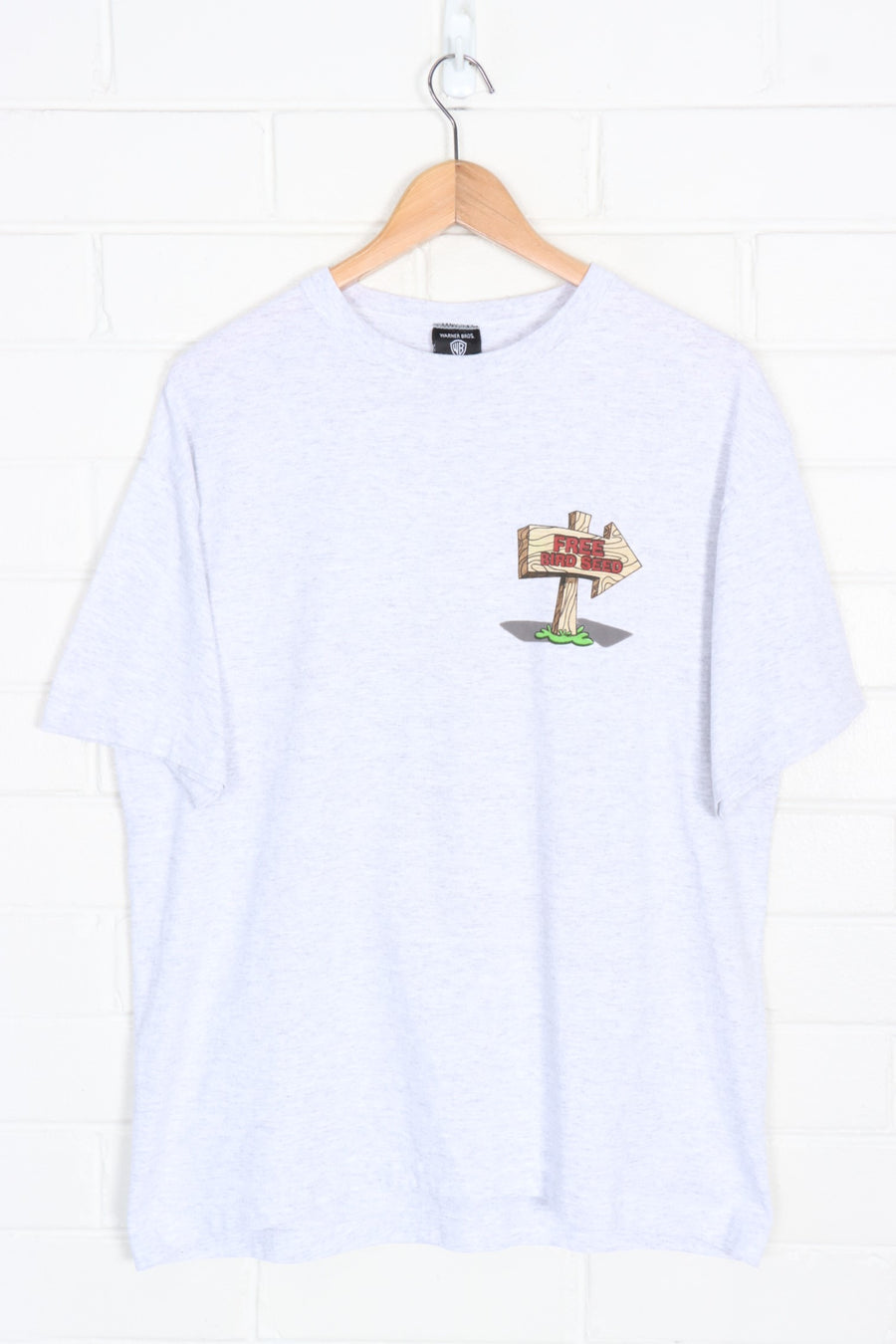 Vintage 1996 LOONEY TUNES Road Runner & Coyote T-Shirt (M-L)