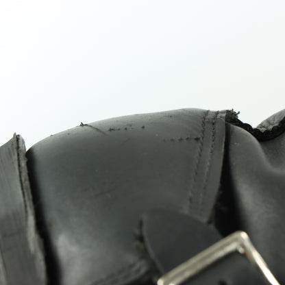 FRYE 'Veronica' Black Buckle Motorcycle Boots (Women's 10)