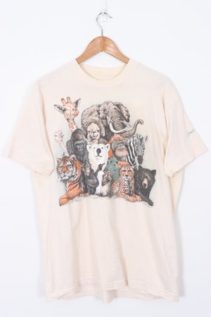 1996 Zoo Family Animal Habitat Single Stitch T-Shirt (L)
