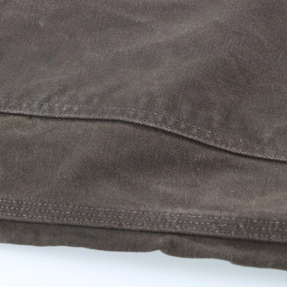 Vintage CARHARTT B136-DKB 'Loose Fit' Brown Carpenter Panel Canvas Pants (34 x 32)