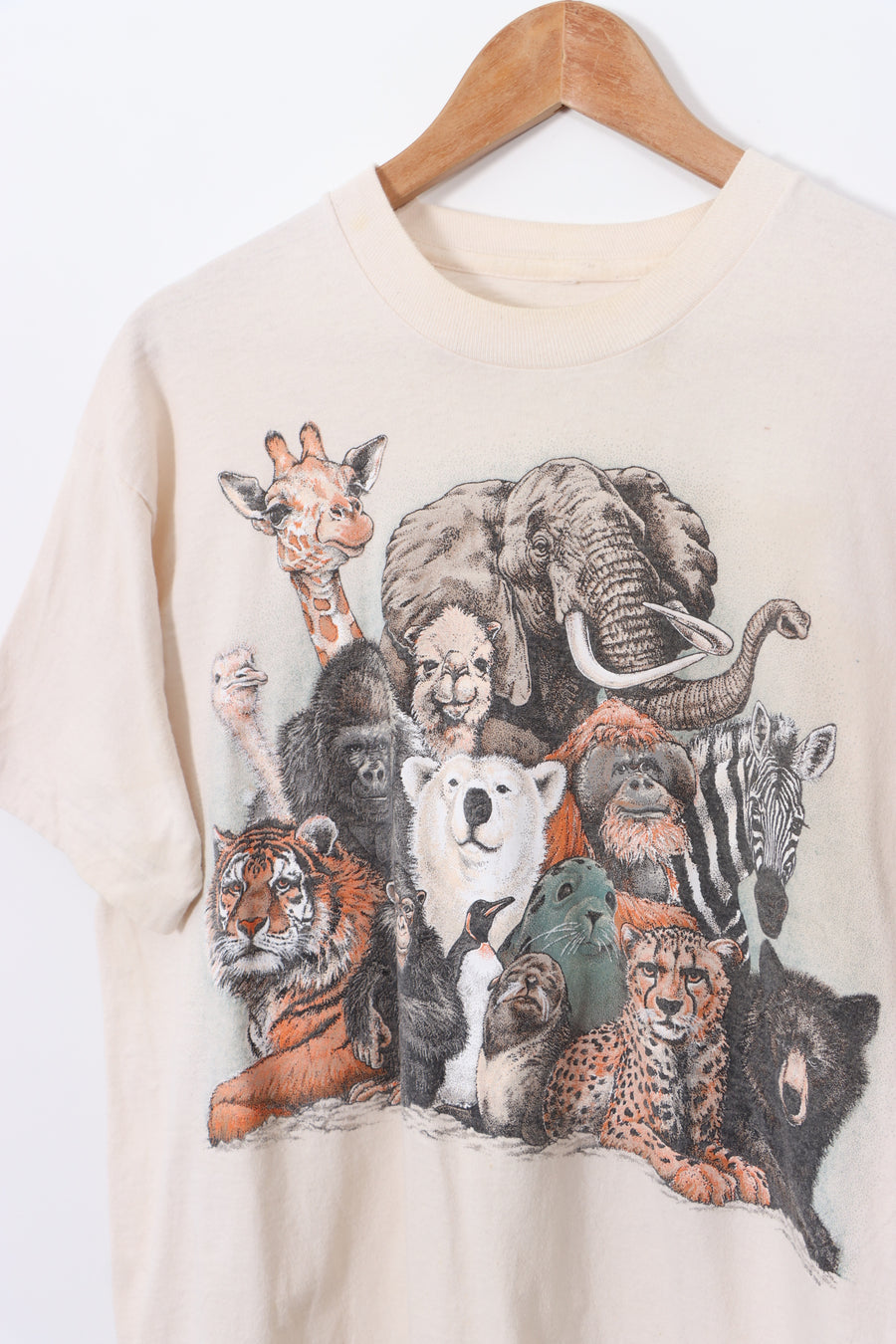 1996 Zoo Family Animal Habitat Single Stitch T-Shirt (L)