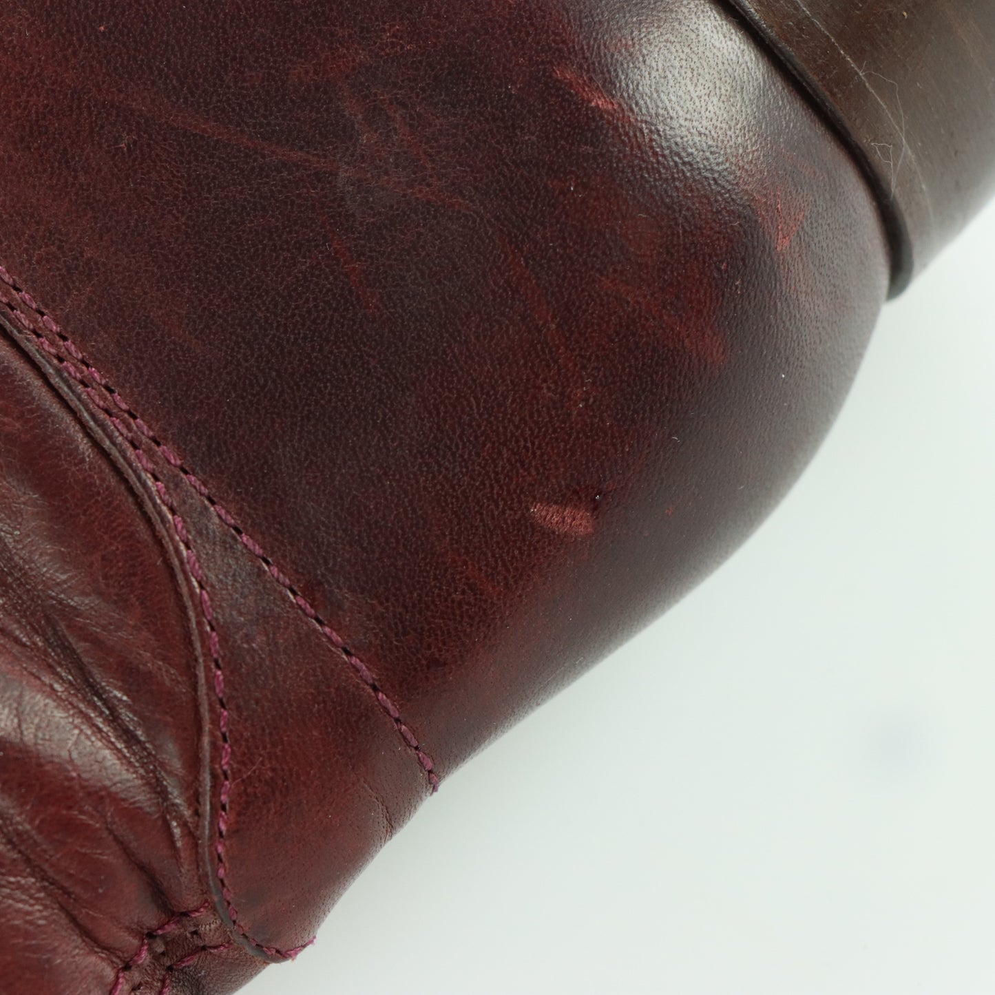 FRYE 'Melissa' Button Redwood Leather Round Toe Boots (7.5 B)