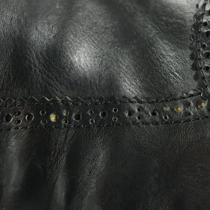 DRIES VAN NOTEN Pattern Detail Black Knee High Italy Made Boots (37.5)