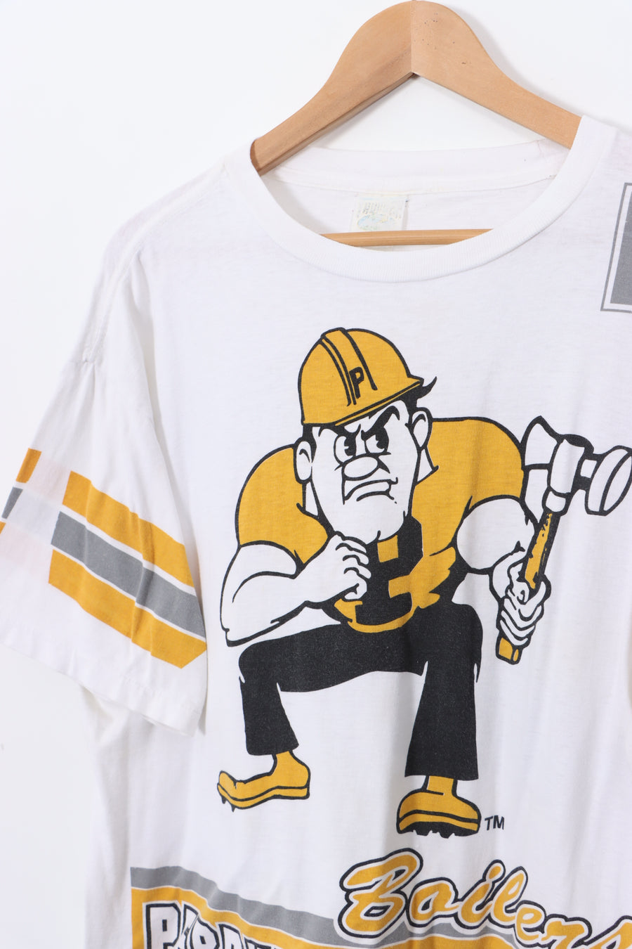 Perdue University Boilermakers USA University White T-Shirt (L-XL)